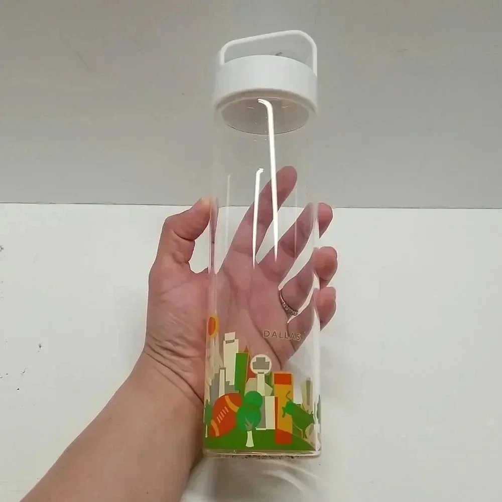 {Starbucks} 2016 You Are Here Dallas 18.5 Fl Oz Glass Bottle - Picture 3 of 8